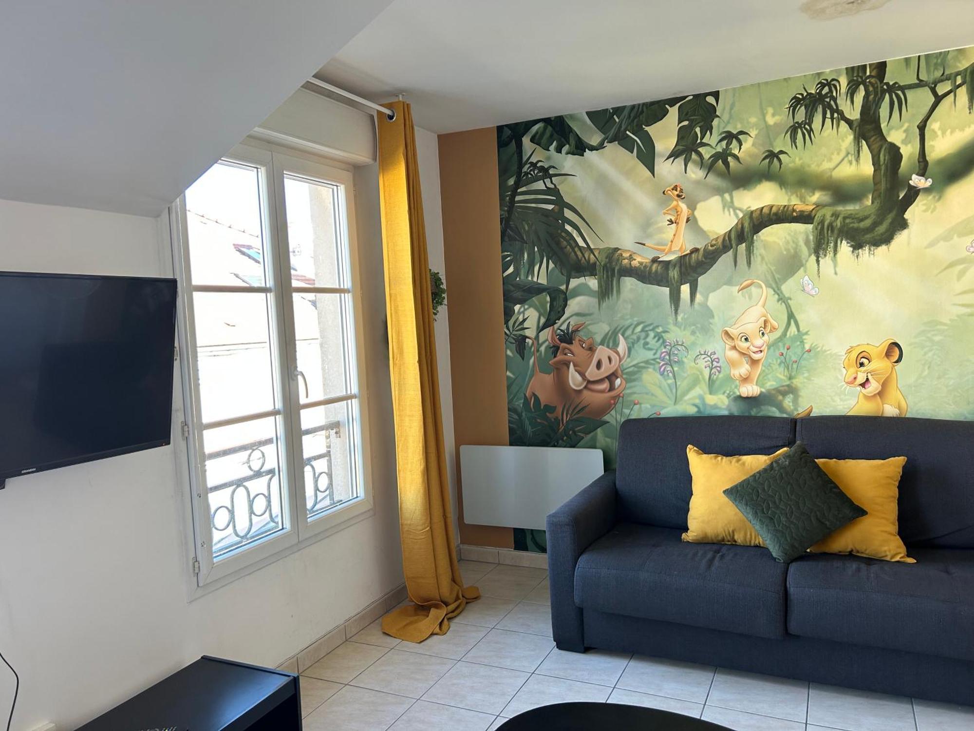 L'Appartement Du Roi Lion L 8 Pers L Proche De Disney Bussy-Saint-Georges Exterior foto